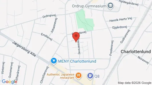 Apartments for rent i Charlottenlund - kort over placeringen