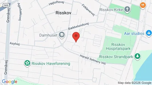Apartments for rent i Risskov - kort over placeringen
