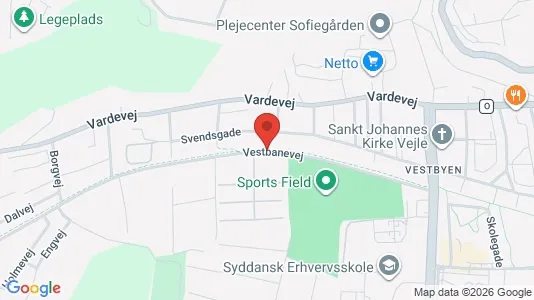 Apartments for rent i Vejle Center - kort over placeringen