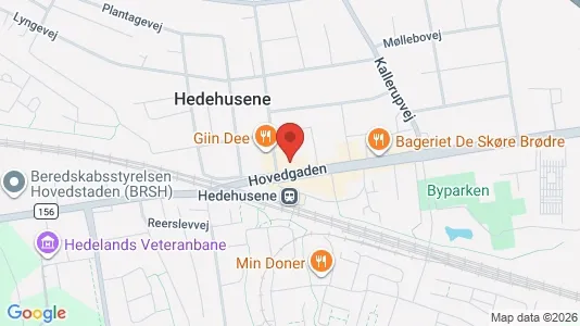 Apartments for rent i Hedehusene - kort over placeringen