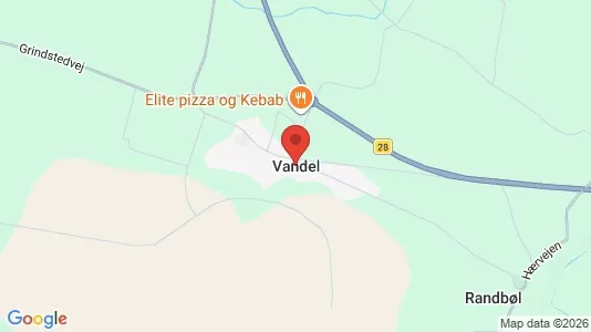 Houses for rent i Vandel - kort over placeringen