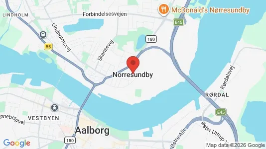 Apartments for rent i Nørresundby - kort over placeringen