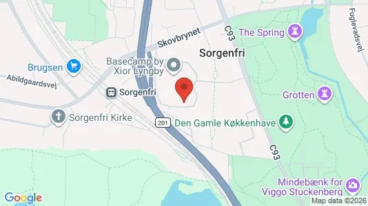 Apartments for rent i Kongens Lyngby - kort over placeringen