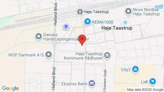 Apartments for rent i Taastrup - kort over placeringen