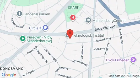 Apartments for rent i Aarhus C - kort over placeringen