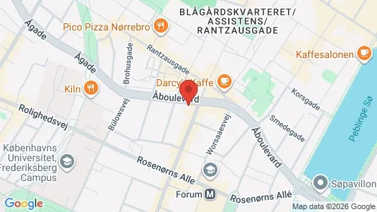 Apartments for rent i Frederiksberg C - kort over placeringen