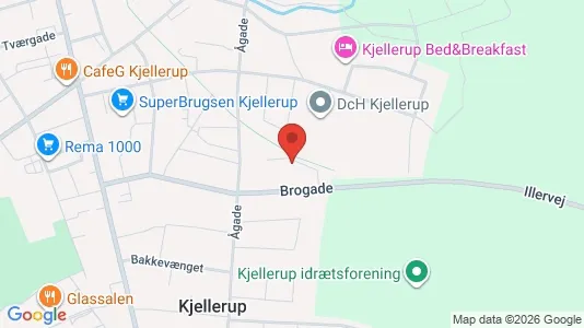 Apartments for rent i Kjellerup - kort over placeringen