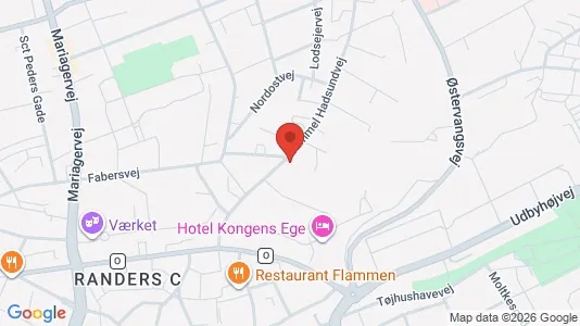 Apartments for rent i Randers C - kort over placeringen