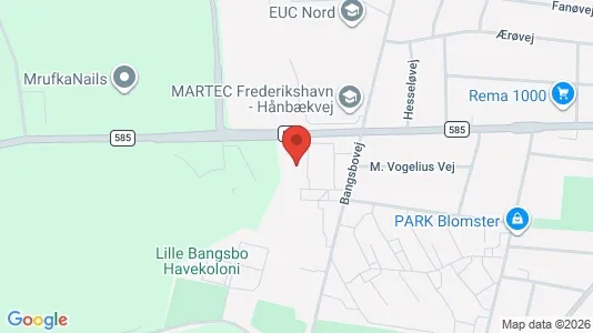 Apartments for rent i Frederikshavn - kort over placeringen