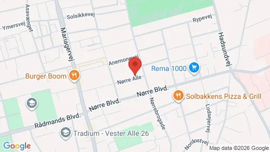 Apartments for rent i Randers NØ - kort over placeringen