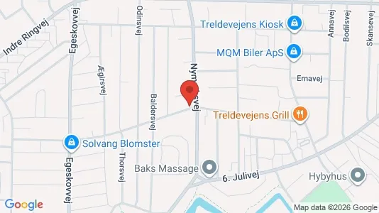 Apartments for rent i Fredericia - kort over placeringen