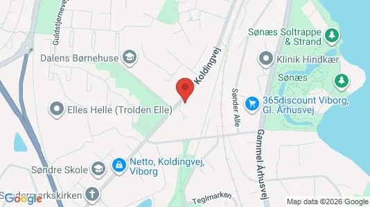 Apartments for rent i Viborg - kort over placeringen