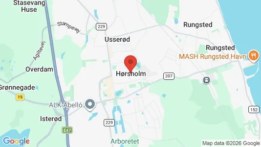 Apartments for rent i Hørsholm - kort over placeringen