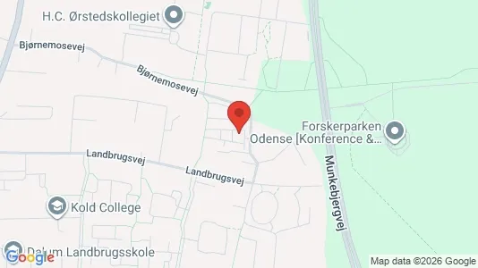 Apartments for rent i Odense S - kort over placeringen