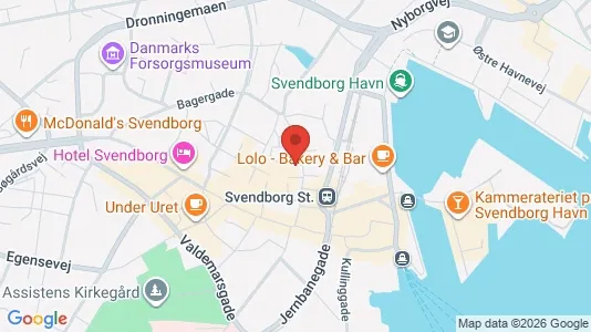 Apartments for rent i Svendborg - kort over placeringen