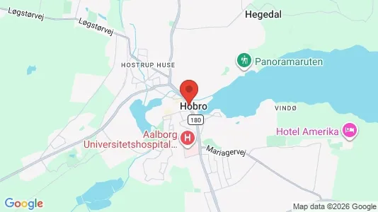 Apartments for rent i Hobro - kort over placeringen