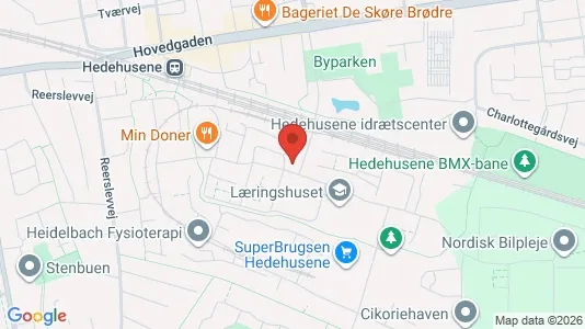 Apartments for rent i Hedehusene - kort over placeringen