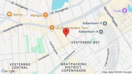 Apartments for rent i Vesterbro - kort over placeringen