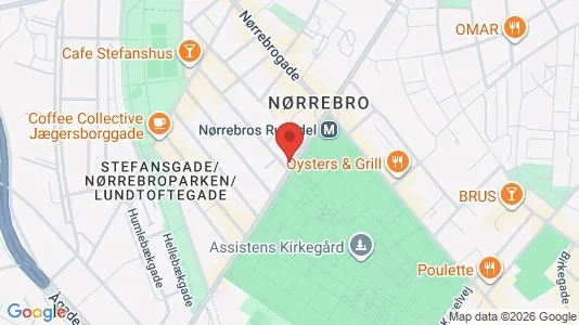 Apartments for rent i Nørrebro - kort over placeringen