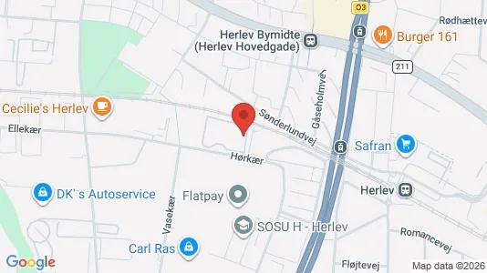 Apartments for rent i Herlev - kort over placeringen