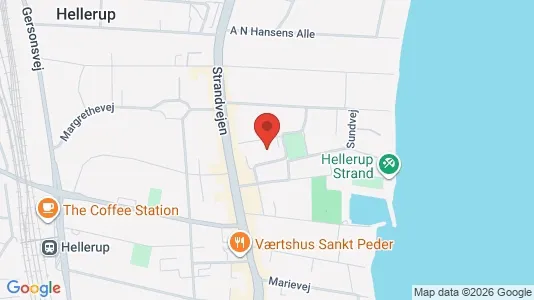 Apartments for rent i Hellerup - kort over placeringen
