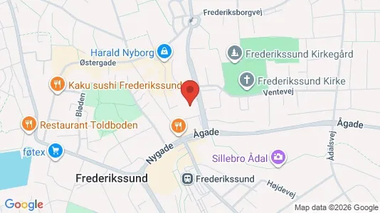 Apartments for rent i Frederikssund - kort over placeringen