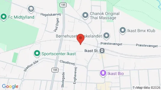 Apartments for rent i Ikast - kort over placeringen