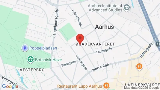 Apartments for rent i Aarhus C - kort over placeringen