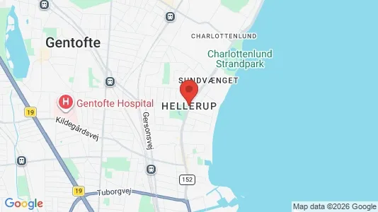 Houses for rent i Hellerup - kort over placeringen