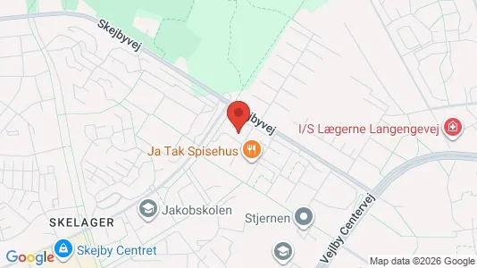 Apartments for rent i Risskov - kort over placeringen