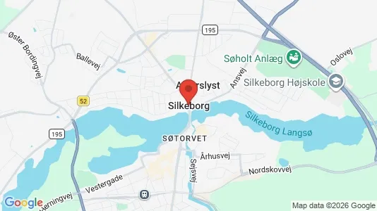 Houses for rent i Silkeborg - kort over placeringen