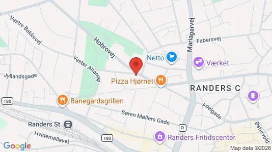 Apartments for rent i Randers C - kort over placeringen