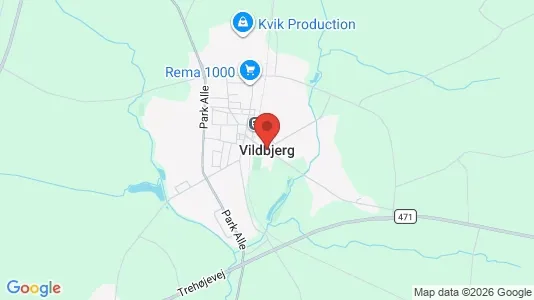 Apartments for rent i Vildbjerg - kort over placeringen