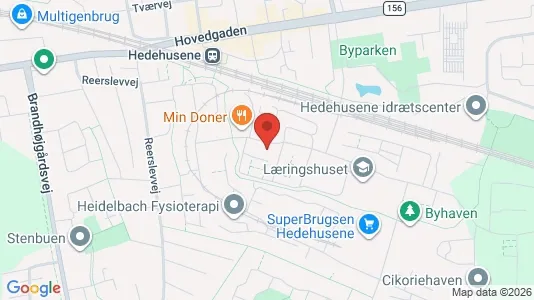 Apartments for rent i Hedehusene - kort over placeringen