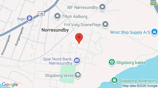 Apartments for rent i Nørresundby - kort over placeringen