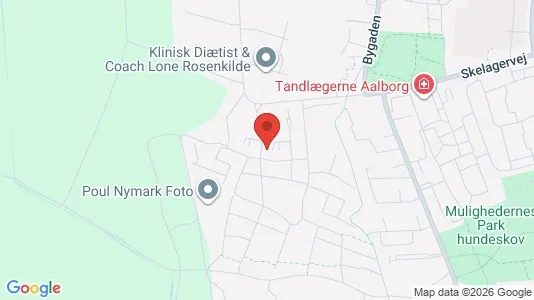 Rooms for rent i Aalborg SV - kort over placeringen