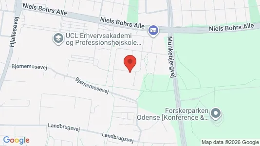 Apartments for rent i Odense M - kort over placeringen