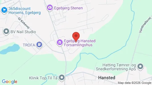 Apartments for rent i Horsens - kort over placeringen