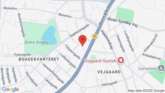 Apartments for rent i Aalborg Center - kort over placeringen