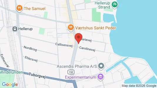 Apartments for rent i Hellerup - kort over placeringen
