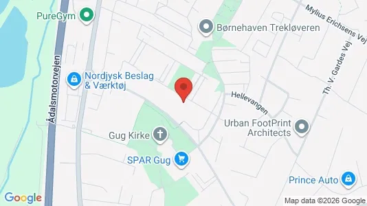 Apartments for rent i Aalborg SØ - kort over placeringen