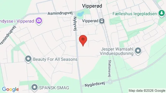 Apartments for rent i Vipperød - kort over placeringen