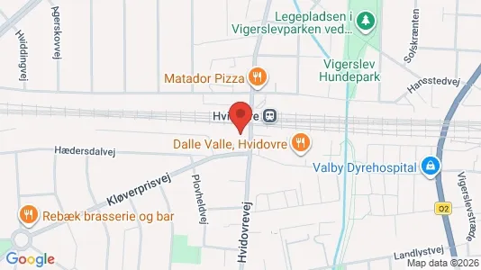 Apartments for rent i Hvidovre - kort over placeringen
