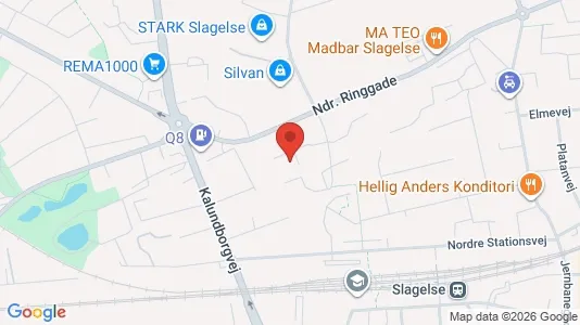 Apartments for rent i Slagelse - kort over placeringen