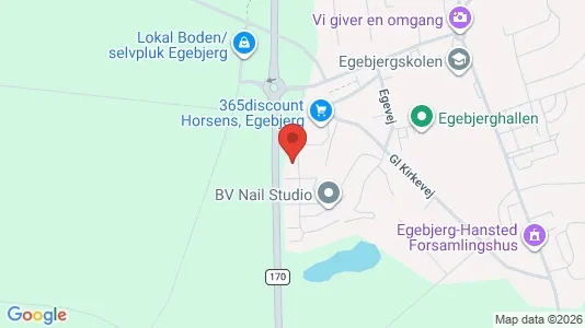 Apartments for rent i Horsens - kort over placeringen