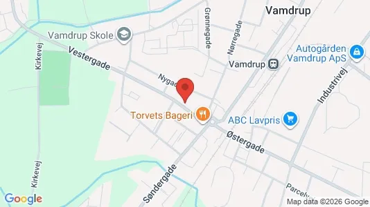Apartments for rent i Vamdrup - kort over placeringen
