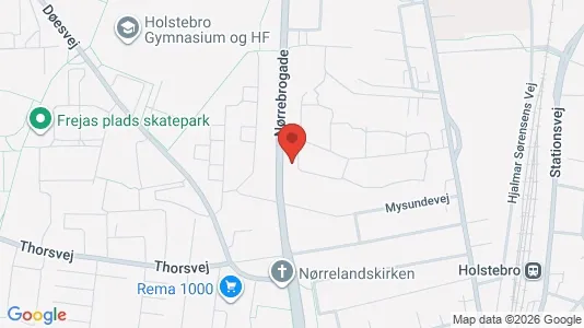 Apartments for rent i Holstebro - kort over placeringen