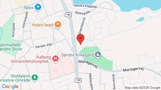 Apartments for rent i Hobro - kort over placeringen
