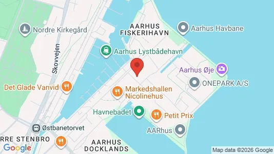 Apartments for rent i Aarhus C - kort over placeringen
