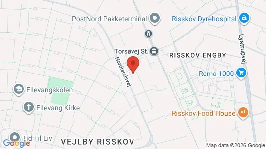 Apartments for rent i Risskov - kort over placeringen